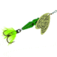 Mepps Thunder Bug In-Line Spinner, 1/8 oz, Dressed Treble, Grasshopper Body with Gold Blade, TB1T GHP-G