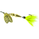 Mepps Thunder Bug In-Line Spinner, 1/8 oz, Dressed Treble, May Fly Body with Gold Blade, TB1T MYF-G