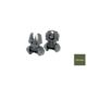 Meprolight Flip-Up Front &amp; Rear Tritium Sight Set w/4 Rear Dots