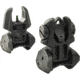 USED Meprolight Flip-Up Front &amp; Rear Tritium Sight Set, 2 Rear Dots, Black, FRBS M2D, EDEMO2