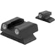 Meprolight Green Front and Rear Night Sights for Beretta PX4 F&amp;G, ML10666G, 106663101