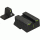 Meprolight H&amp;K VP9 R4E Night Sight, Green/Green Fixed Set, ML12228