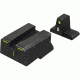 Meprolight H&amp;K VP9 R4E Night Sight, Green/Green Fixed Set, ML12228
