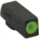 Meprolight Hyper-Bright - Highly Visible Day/Night Self-Illuminated Sights, Kimber 1911, Green Front, No Rear Sight, Black, 412183117