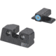 Meprolight Highly Visible Day/Night Self-illuminated Sight Fixed Set, 9mm/357SIG/P226, Black Dovetail Blue Ring, 401103141