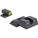 Meprolight Hyper-Bright Plus S&amp;W M&amp;P Shield Ez, Black Yellow Ring, 417713121, 417713121