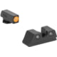 Meprolight Hyper-Bright Taurus Gx4, Black Orange Ring, 465013131, 465013131