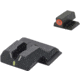 Meprolight Hyper-Bright V-Sight S&amp;W M&amp;P Shield, Non-Ez Models, - O Ring, Black Orange Ring, 417753131, 417753131