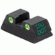 MeproLight Kahr Rear Sight For Fixed Set, Pre-Nov-2004, Green ML15109 R.S, EDEMO1