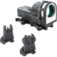 Meprolight M21 1x30mm Reflex Red Dot Sight and Fubs Self-Illuminated Flip Backup Sight
