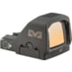 Meprolight MPO-F 1x 0.95x0.7in Reflex Red Dot Sight, Green 3 MOA Dot, 33 MOA Bullseye/Dot Reticle, Black, 901141281