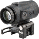 Meprolight MMX4 4x24mm Micro Magnifier w/ Quick Flip, QD Picatinny, Black, 3.2x1.4x1.74 inch, 8016000200