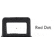 Meprolight MPO-DF Open Emitter Pistol Sight with RMR Footprint 3.5 MOA Dot, Red, Black Red Reticle, 901243271, 901243271
