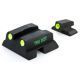Meprolight Tru-Dot Green/Green Front and Rear Night Sights for Beretta PX4 C&amp;D, ML10667G