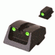 USED Meprolight Night Sight, Green Front/Rear, Para 12.45,14.40 &amp;14.45 LDA, Pre 2007, ML11801G, EDEMO1, Used, Condition Like New, Inspect and Rebox