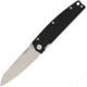 Mercury Logan Linerlock Black Folding Knife,3.75in,D2 Tool Steel,Standard Edge,Black,G10 Handle MER9LGNRSB