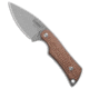 Mercury Mercury Kali Fixed Blade Knife Red Burlap Micarta 2.4" Stonewash, Brown/Red, Bohler N690, adult, BHQ-214303