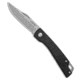 Mercury Mercury LUC Slip Joint Knife Black Aluminum 3.2" SW, Black, Elmax, adult, BHQ-214306