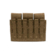 Mercury Tactical Gear Triple Stacked Mag Pouch, Coyote, MRC02412-CY