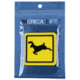 Merica Life Deer Crossing Sign Patch, Yellow, 2.5 x 2.5, DCS