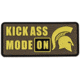 Merica Life Kickass Mode On Patch, 4 x 1.75, KAM