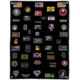 Merica Life Medium Patch Collector Board - Hook &amp; Loop Patch Panel, Black, 23.5 x 31.5, ML-PP-MED-BLK