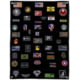 Merica Life Morale Patch Collector Panel, Black, 23.5 x 31.5in, ML-PP-MED-BLK