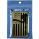 Merica Life Reflective Fabric US Flag Reverse Patch, Multi-Cam, 3 x 2in, REF-MC-FLAG-REV