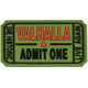 Merica Life Valhalla Admit One, Die Histroric, Live Again PVC Patch