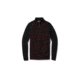 Smartwool Merino 250 Baselayer Pattern 1/4 Zip-Men's, Black-Tibetan Red, Medium, SW0NP616A62-M