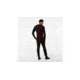 Smartwool Merino 250 Baselayer Pattern Crew-Men's, Black-Tibetan Red, Small, SW0NP601A62-S