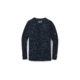 Smartwool Merino 250 Baselayer Pattern Crew-Boy's, Deep Navy-Bright Cobalt, Small, SW016122A40-S