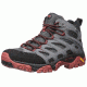 Merrell Moab Mid Waterproof Hiking Shoe - Men's-Castle Rock/Black-Medium-8.5