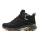 Merrell Moab Speed 2 Leather Mid WP Hiking Shoes - Mens, Black, 9 US, J037777-9