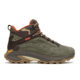 Merrell Moab Speed 2 Leather Mid WP Hiking Shoes - Mens, Olive, 10.5 US, J037781-10.5