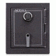 Mesa Safes Burglary and Fire Safe,1.7 cu ft,16.5x14.25x12.5in,Hammered Grey MBF1512C