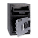 Mesa Safes Depository Safe,0.8 cu ft,8.75x13.75x11in,Combination Lock,Two-Tone Black/Grey MFL2014C