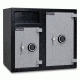 Mesa Safes Depository Safe,6.7 cu ft,2 Combination Locks,Two-Tone Black and Grey MFL2731CC