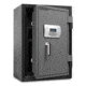 Mesa Safes UL Classified Fire Safe,1.7 cu ft,17.625x13.75x12.25in,Electronic Lock,Two-Tone Black/Grey MF70E