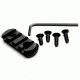 Adapter Mount Standard Profile Picatinny Rail, Black, 2 inches
