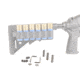 Mesa Tactical Supplemental Hardware for SureShell Carrier for LMT Crane Stock, Black, 90240