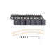 Mesa Tactical SureShell Aluminum Carrier and Rail for Rem V3, 6-Shell, 12-GA, 5.75 in, Black, 94060