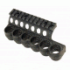 Mesa Tactical SureShell Polymer Carrier and Rail for Moss 500/590, 12-GA, Black, 6-Shell, 4.75 in, 94880