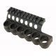 Mesa Tactical SureShell Polymer Carrier and Rail for Moss 500/590, 12-GA, Black, 6-Shell, 4.75 in, 94880
