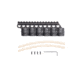 Mesa Tactical SureShell Polymer Carrier and Rail for Rem V3, 6-Shell, 12-GA, 5.75 in, Black, 94050