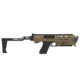 Meta Tactical MX1 Conversion Kit for All Glock Pistols, Polymer Stock w/Metal Core, Tan, 0, MX1-PSTK-TN
