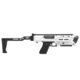 Meta Tactical MX1 Conversion Kit for All Glock Pistols, Polymer Stock w/Metal Core, White, 0, MX1-PSTK-WT