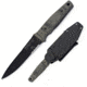 Meyerco Bob T Custom Fixed Blade Knife, Black, Serrated MY-MFBTFB2BS