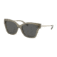 Michael Kors BARBADOS MK2072 Sunglasses 335187-56 - Black Glitter Frame, Dark Grey Solid Lenses