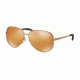 Michael Kors CHELSEA MK5004 Sunglasses 10915N-59 - Copper Frame, Orange Flash Lenses